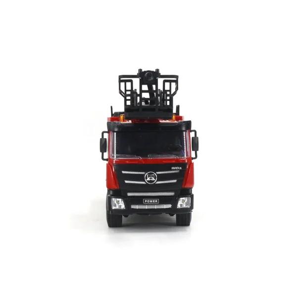 HUINA 1361 1/18 9CH Semi-Alloy Remote Control Engineering Toy Fire Climbing Rescue Aerial Ladder Vehicle RC Car Models - Image 6