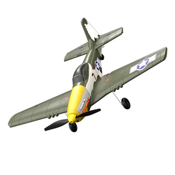 HW W551 Flight P51 Mustang 2.4GHz 4CH 410mm Wingspan 6-Axis Gyro One Key Aerobatics EPP Mini RC Airplane RTF for Beginner - Image 4