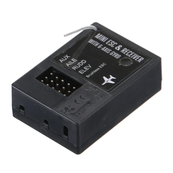 Volantex RC EAR403 PR2202 5CH Receiver with Gyro for RC Airplane 765-1/Super Cup 765-2/Mustang 768-1/767-2 Ranger 750 - Image 5