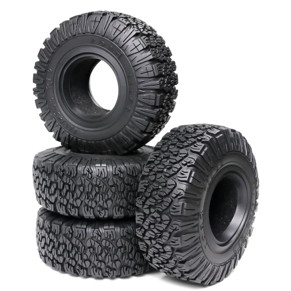 4PCS 1.9 inch Ko2 Wheel Tires for 1/10 SCX10 TRX4 Climbing RC Car Model Parts