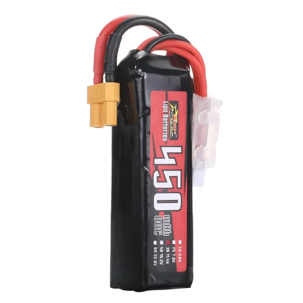 ZOP Power 11.4V 450mAh 80C 3S LiPo Battery With XT30 Plug for Pavo20 Pro DarwinFPV Baby Ape/Pro DarwinFPV BABY APE/PRO/V2 FPV Drone - Image 5