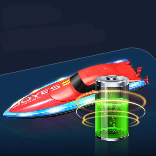 4DRC S7 RTR 2.4G RC Boat Waterproof Speedboat LED Light High Speed Remote Control Ship Dual Motors Vehicles Models Toys - Image 4