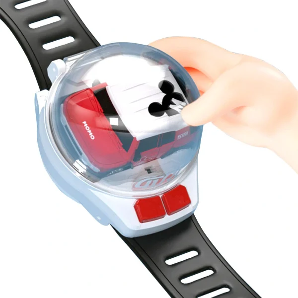 4DRC NEW C17 Mini Watch RC Control Car Hot Sales Children's Cute Cartoon Electric Car Small Cool Colorful Lights Vehicle Kid Toy Gift - Image 2