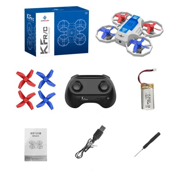 KFPLAN KF601 Mini Voice Control Lighting Mode Altitude Hold Hovering Kids Toys Gift 2.4G LED RC Drone Quadcopter RTF - Image 9