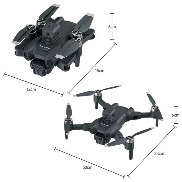 JJRC H117 Sunsdow WiFi FPV with 4K ESC HD Dual Camera 360 Obstacle Avoidance Optical Flow Positioning Colorful LED Brushless Foldable RC Drone Quadcopter RTF - Image 5
