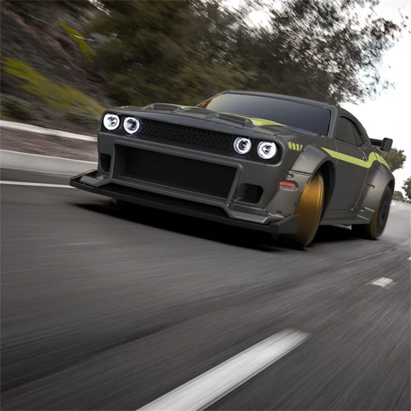 Turbo Racing C65 RTR 1/76 2.4G RWD Mini Drift RC Car Built In Gyro Chip Program Metal Counterweights CT04 Chassis Micro Sports Truck LED Lights Full Proportional Vehicles Model Kids Children Toys - Image 4