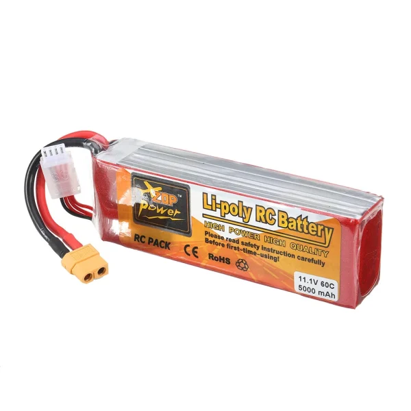 ZOP Power 11.1V 5000mAh 60C 3S Lipo Battery XT60 Plug for RC Quadcopter Car - Image 2