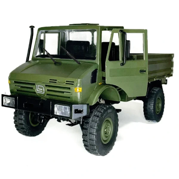 LDRC LD-P06 1/12 2.4G 4WD RC Car Unimog 435 U1300RC w/ LED Light Military Climbing Truck Full Proportional Vehicles Models Toys - Image 3