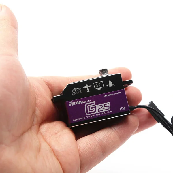 YIPINServo 25KG Digital Servo Metal Gear Servo Waterproof for 1/8 1/10 Scale RC Cars Robot Manipulator - Image 7