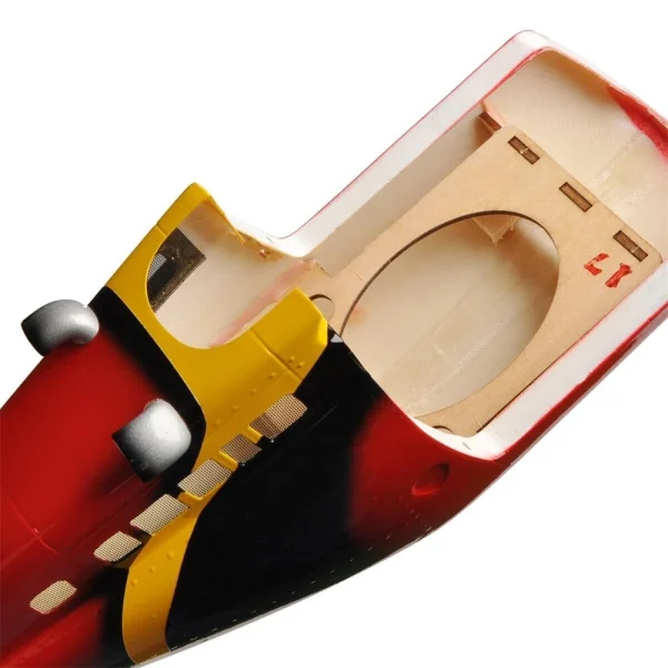 450 Size Bell 206 RC Helicopter Spart Part Canopy - Image 5