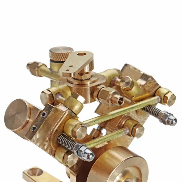 Microcosm OKMO Micro Scale M2B Twin Cylinder Marine Steam Engine Model Stirling Engine Gift Collection - Image 7