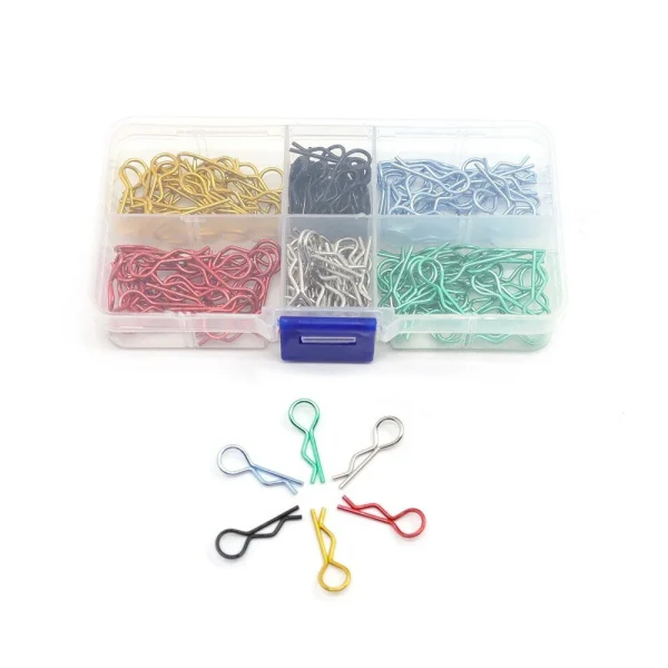 180pcs Universal RC Body R-Type Clips Pins for 1/10 1/12 1/14 1/16 Scale Maxx Losi HPI Tamiya HSP  RC Car Parts Truck Shell Replacement - Image 2