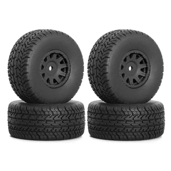 4PCS Upgraded Tires Wheels Rims for Arrma Mojave Grom 1/14 RC Cars Vehicles Models Spare Parts Accessories ARA550116 - Image 2