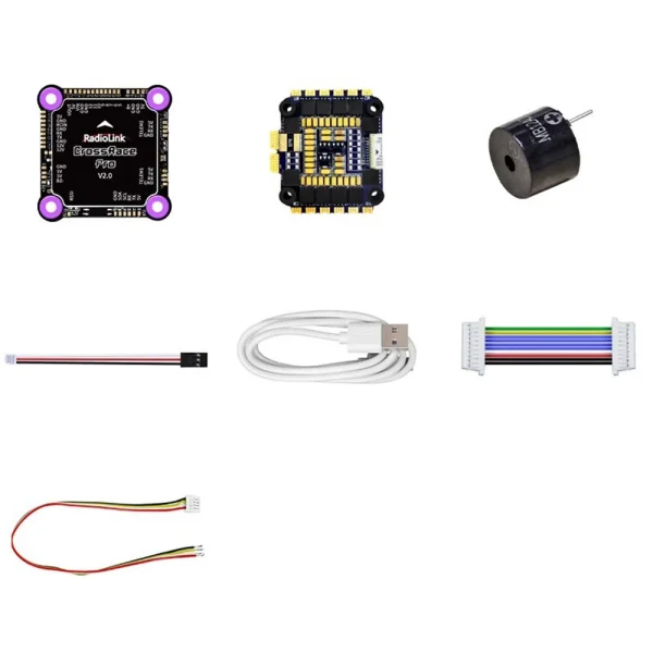 30.5*30.5mm Radiolink CrossRace Pro Flight Controller Built-in OSD & 3-6S BLS 4in1 55A ESC Stack for RC FPV Racing Drone - Image 4