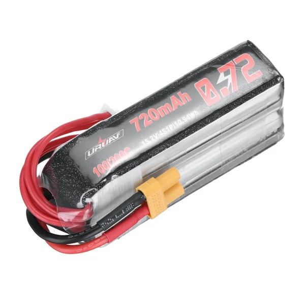 URUAV 15.2V 720mAh 100C 4S LiPo Battery XT30 Plug for GEPRC Cinelog30 V3 FPV Racing Drone - Image 3