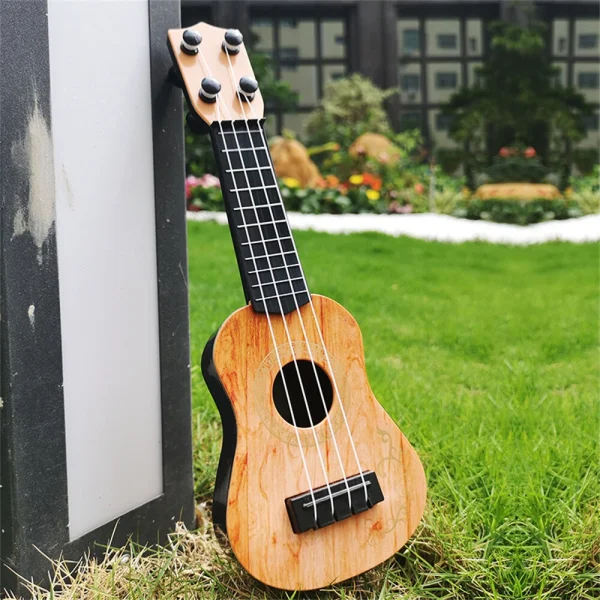 4 Strings Mini Classical Guitar Ukulele Model Early Education Musical Instruments for Kids Beginners Toy - Image 8