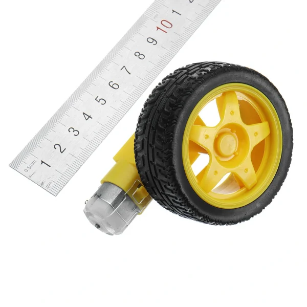 XIAO R DC Single Aixs 1:48 Gear Motor RC Models Gear Motor With 65MM Wheel - Image 9