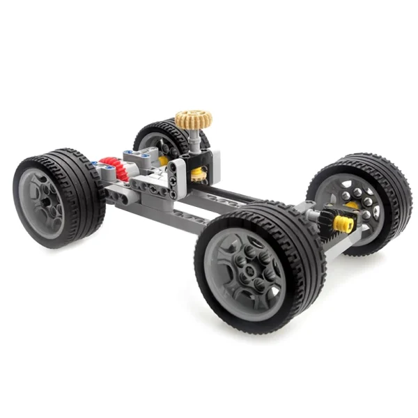 88745 MOC Car Chassis Bricks DIY Building Block Toy Remote Control Vehicles Models - Image 3