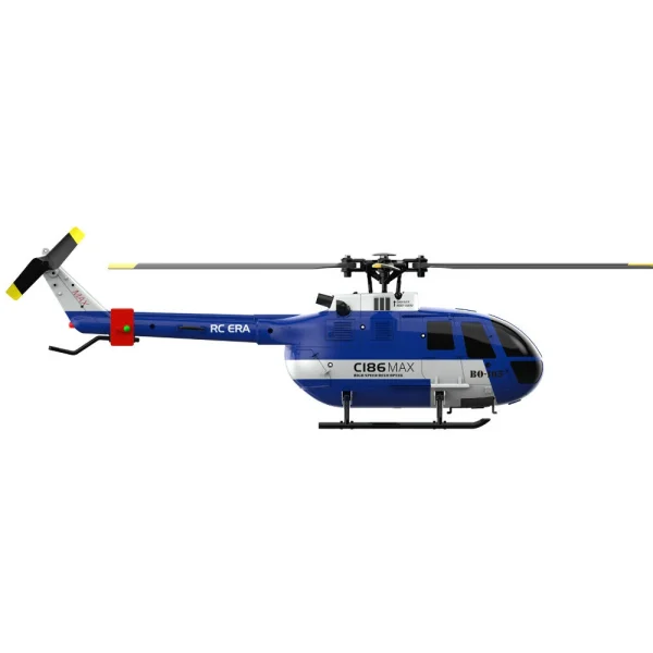 RC ERA C186MAX 2.4G 4CH 6-Axis Gyro Optical Flow Localization Altitude Hold Flybarless RC Helicopter RTF - Image 5