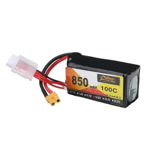 ZOP Power 14.8V 850mAh 100C 4S LiPo Battery XT30 Plug for RC Drone