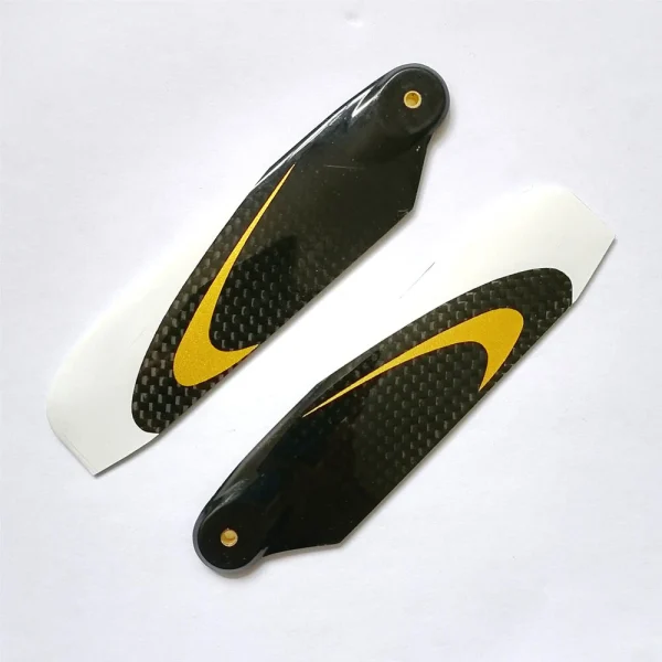 1pair 86mm Carbon Fiber Tail Blade for 550 Class RC Helicopter - Image 4