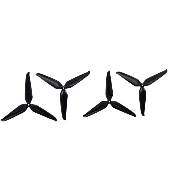 6 Pairs Gemfan Cinelifter 8145F 8145 8.1 Inch 3-Blade Black Propeller 5mm Hole for 2808 900kv Motor RC FPV Racing Drone - Image 2