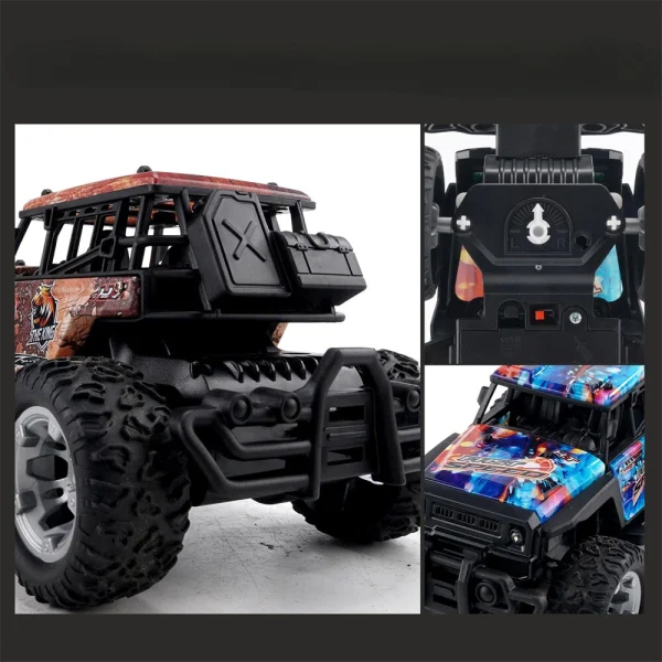 JJRC Q181 1/20 2.4GHz 30KM/h RC Car Truck with LED Lights High Speed Off Road Vehicles RTR - Image 6