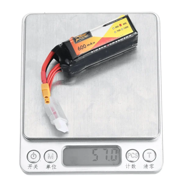 ZOP Power 14.8V 600mAh 60C 4S LiPo Battery XT30 Plug for Sub250 Oasisfly25 Oasisfly30 RC FPV Racing Drone - Image 9