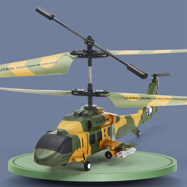 S202 2.4G 3.5CH Black Bee LED Remote Control Helicopter USB Charging RC Airplane Toy - Image 3