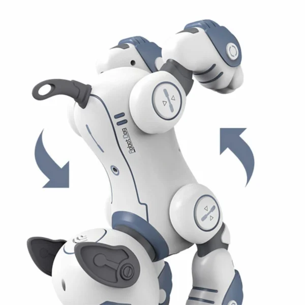 Remote Control Robot Dog Toys for Kids Programmable Smart Interactive Stunt Robot Dog with Touch Function Singing Dancing Walking Smart RC Robot Dog Toy Gift for Boy Girl - Image 5