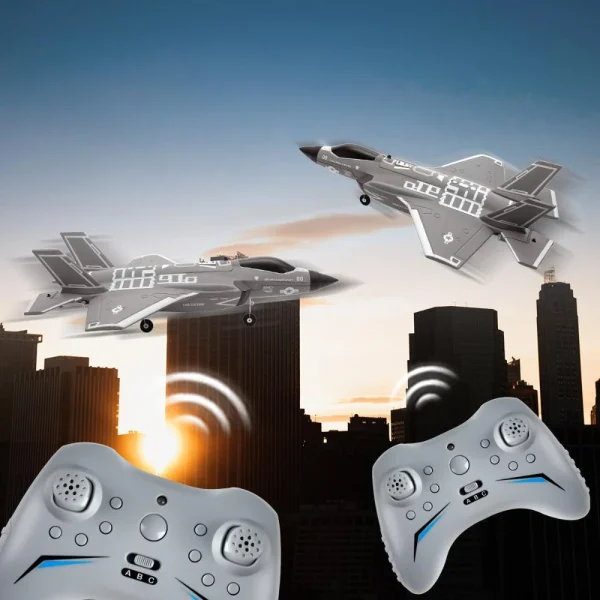FX9635 F35 2.4GHz 4CH 330mm Wingspan EPP 6-axis Gyroscope Brushless Ducted Fan RC Airplane RTF for Beginner - Image 6