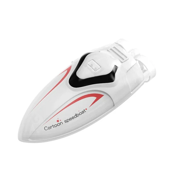 C166 Mini Remote Control High Speed RC Boat Led Light Palm Speed Boat Summer Water Toy Pool Toy W/Inflatable Swimming Pool - Image 3
