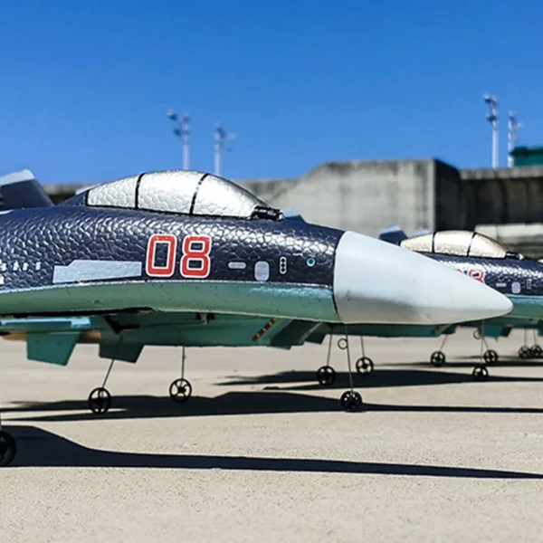 Upgraded QF009 SU-35 Fighter Brushless Version 375mm Wingspan 2.4GHz 4CH 3D/6D Switchable 6-Axis Gyro EPP RC Airplane Fixed Wing Glider RTF - Image 5