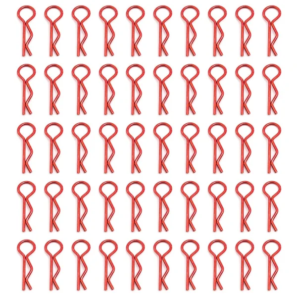 100PCS Universal RC Body R-Type Clips Pins for All 1/10 1/12 Scale Redcat HPI Himoto HSP Exceed RC Car Parts Truck Shell Replacement