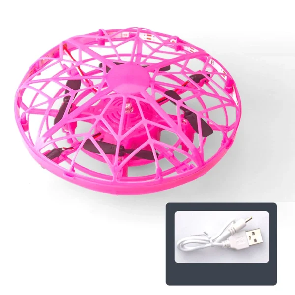 UFO Spinning Ball Intelligent Sensing Magic Decompression Flying Saucer Flying Sphere Sensing Aircraft - Image 2