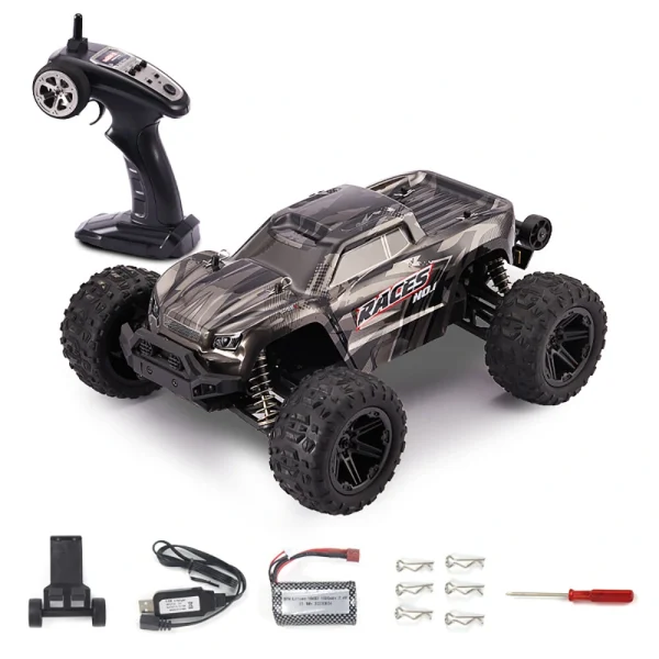 HX 1/14 2.4G 4WD RC Car Vehicle LED Light Off-Road High Speed Truck RTR Full Proportional Models Toys - Image 8