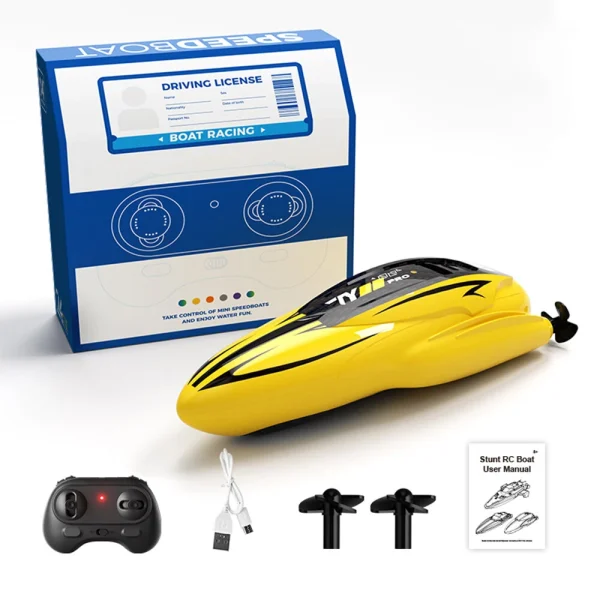FUQI MODEL TY 2.4G 20km/h RC Boat Jet Speedboat Capsized Reset Waterproof Remote Control Ship High Speed Vehicles Models - Image 7