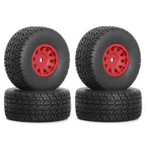 4PCS Upgraded Tires Wheels Rims for Arrma Mojave Grom 1/14 RC Cars Vehicles Models Spare Parts Accessories ARA550116