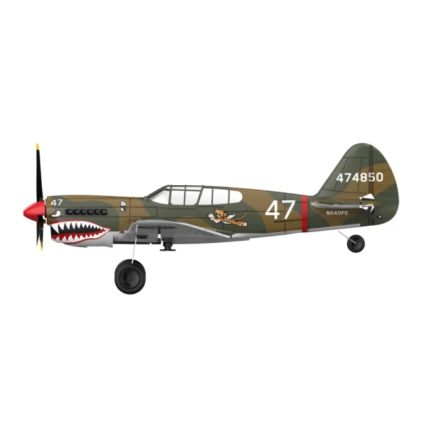 Eachine P-40 P40 Fighter V2 400mm Wingspan 2.4GHz 4CH EPP 6-Axis Gyro One-Key U-Turn Aerobatic RC Airplane BNF/RTF for Trainer Beginner - Image 6