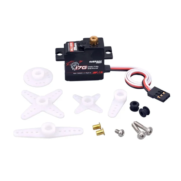 Surpass-Hobby S0017M 17G Metal Tooth Digital Steering Gear Servo For Wing Ducted Aircraft Model Ship Toy Car Lot Home Intelligent Robot - Image 7