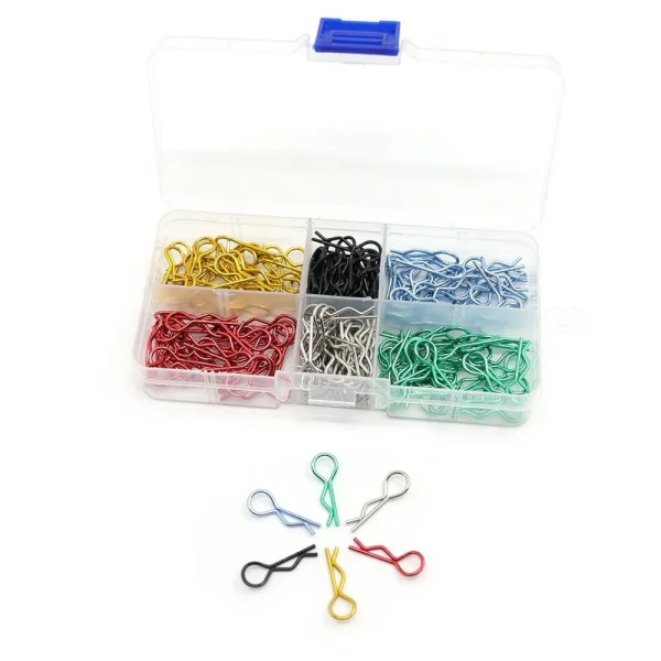 180pcs Universal RC Body R-Type Clips Pins for 1/10 1/12 1/14 1/16 Scale Maxx Losi HPI Tamiya HSP  RC Car Parts Truck Shell Replacement - Image 4