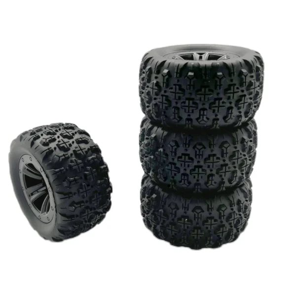 4PCS Upgraded Tires Wheels for Wltoys 144010 MJX 16208 16209 16210 SCY MNRC MN128 1/12 1/14 1/16 Monster Truck RC Cars Vehicles Models Spare Parts - Image 2