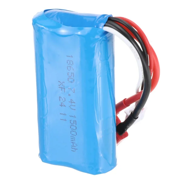 2Pcs ZOP Power 7.4V 1500mAh 25C 2S Battery T Plug for 16889 Brushless RC Car Vehicles - Image 2