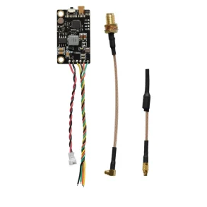 Eachine TX805S 5.8GHz 40CH 25-500-1000-1600mW AV FPV Transmitter VTX LED Display With Mic Heatsink Support OSD/Pitmode/Smart Audio for RC Drone Airplane Long Rang