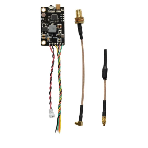 Eachine TX805S 5.8GHz 40CH 25-500-1000-1600mW AV FPV Transmitter VTX LED Display With Mic Heatsink Support OSD/Pitmode/Smart Audio for RC Drone Airplane Long Rang