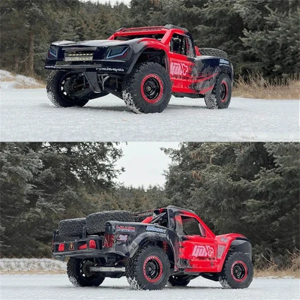 UDIRC 1002 1002SE V2 RTR 1/10 2.4G 4WD 60km/h RC Car Brushless Short Course Truck LED Light Gyro All Terrain Desert Off Road Truck Vehicles Models Toys - Image 7
