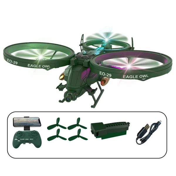 WX/RC E0-29 Scorpion 6CH Toy Remote Control Handle Drone Fighter Epp Remote Control Helicopter - Image 2