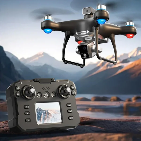 XKJ KY102 WiFi FPV with LCD Screen Controller HD Dual Camera Servo Gimbal 360 Obstacle Avoidance Brushless RC Drone Quadcopter RTF - Image 2