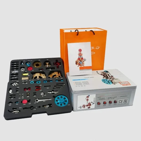 TECHING DM117 All-metal Mini Single-cylinder Engine Model High Challenge Assembled Kit DIY Excellent STEM Toys Scientific Exploration Discovery - Image 7
