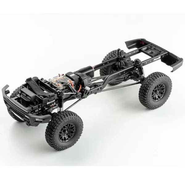 FMS FCX18 Hummer EV RTR Two Battery 1/18 2.4G 4WD RC Car Pickup Truck Off-Road Rock Crawler LED Light Two Speed Full Proportional Vehicles Models Toys - Image 2